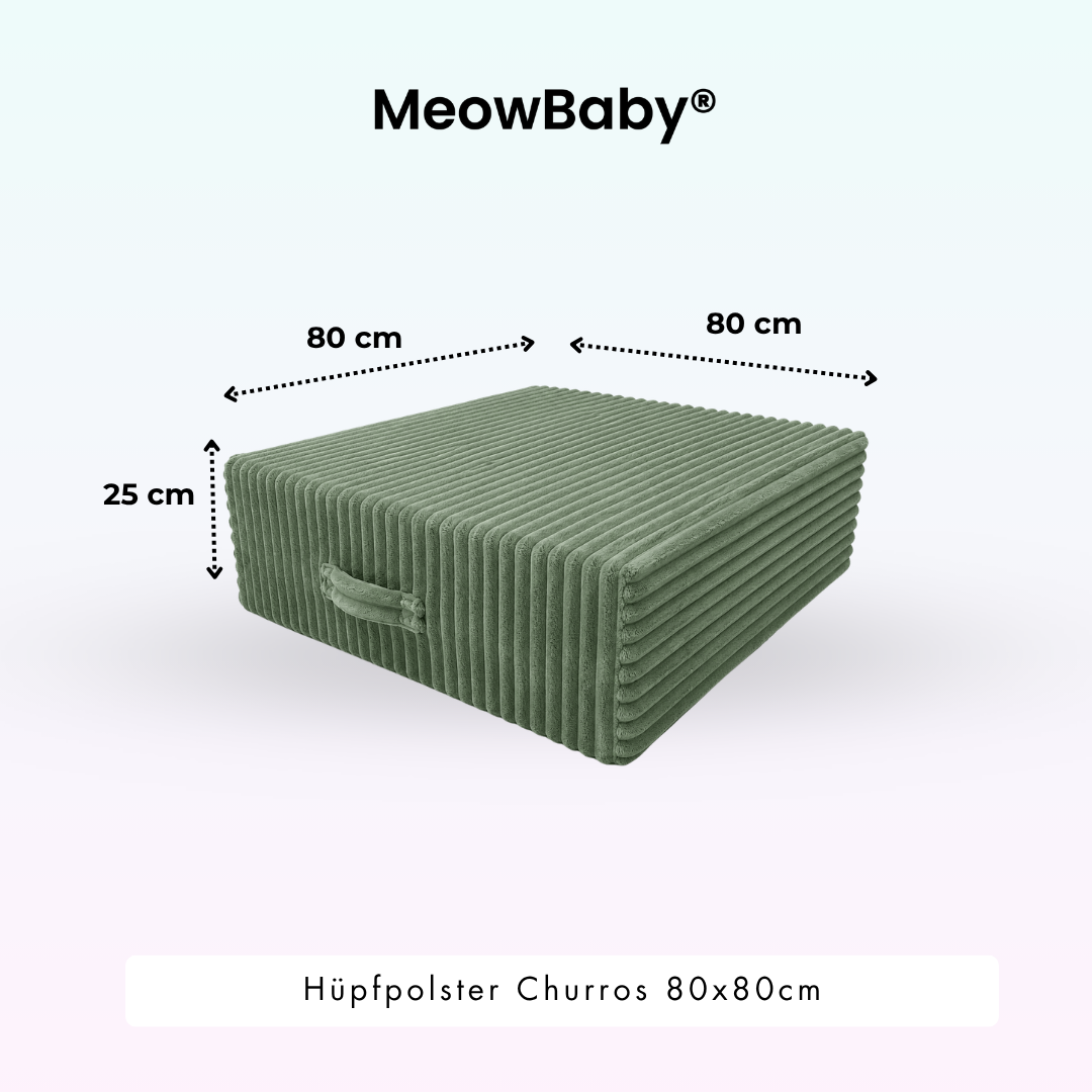 MeowBaby Hüpfpolster Churros - 60x60cm