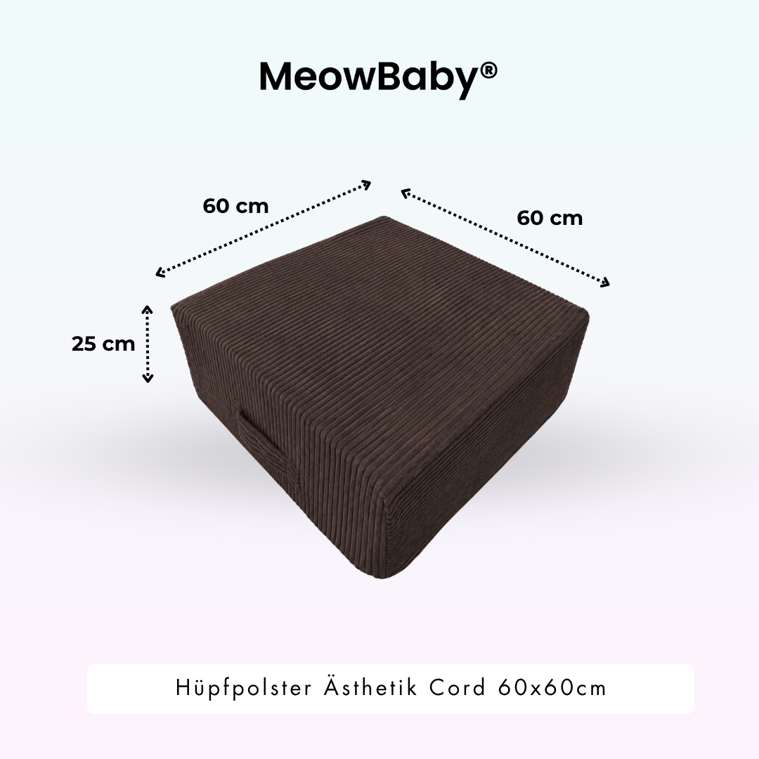 MeowBaby Hüpfpolster Ästhetik - 60x60cm