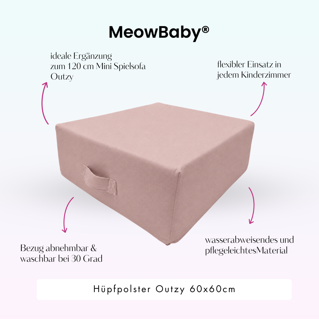 MeowBaby Hüpfpolster Outzy - 60x60 cm