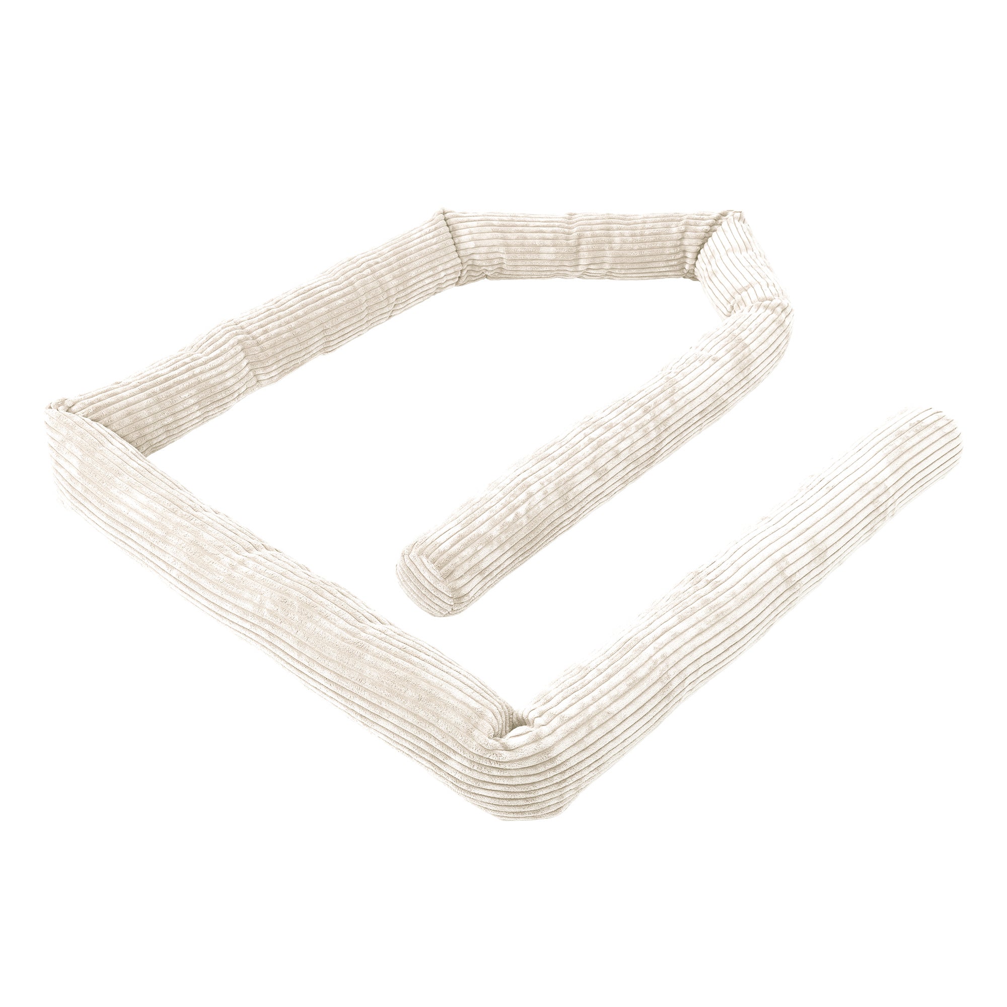 MeowBaby Bettschlange Cord, 3 m - Ästhetik vanilla