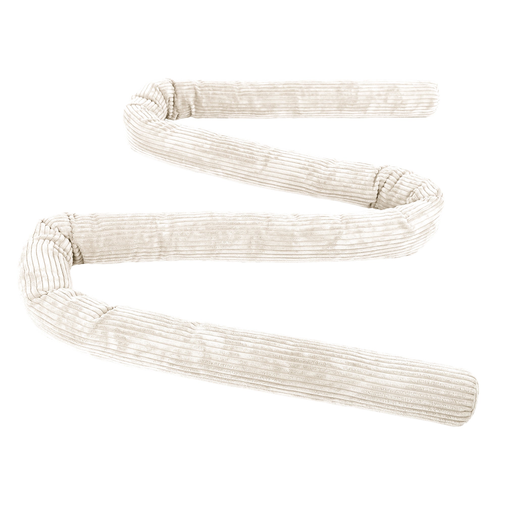 MeowBaby Bettschlange Cord, 3 m - Ästhetik vanilla