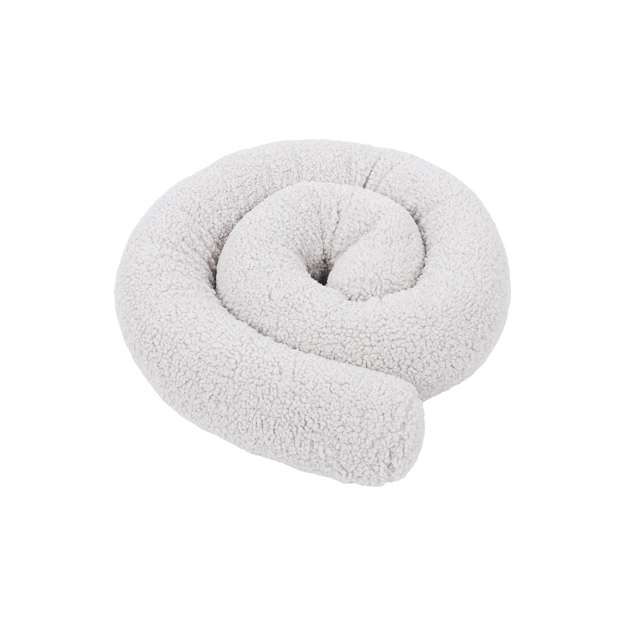 MeowBaby Bettschlange Bearly, 2 m - creme/weiß