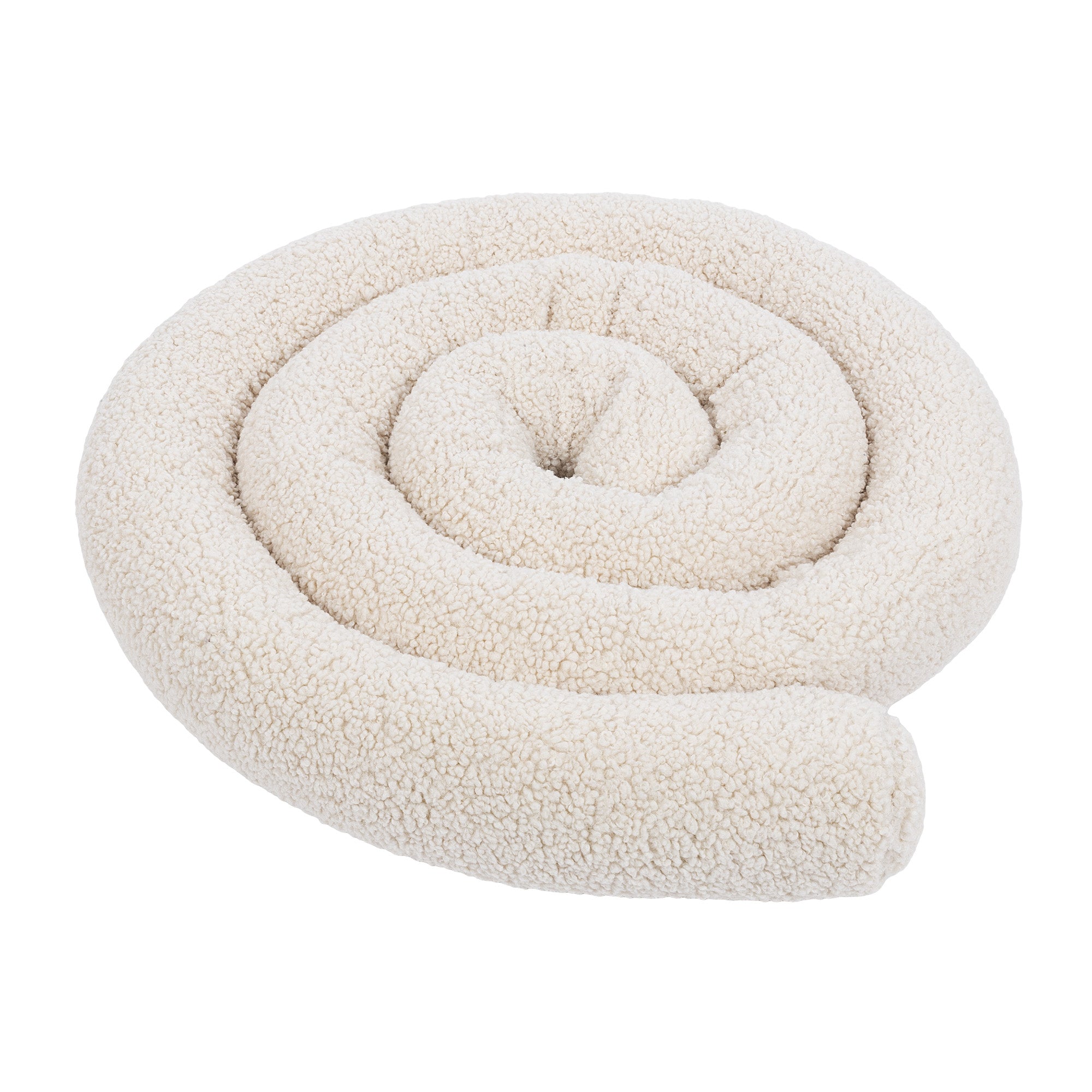 MeowBaby Bettschlange Bearly, 4 m - beige/creme