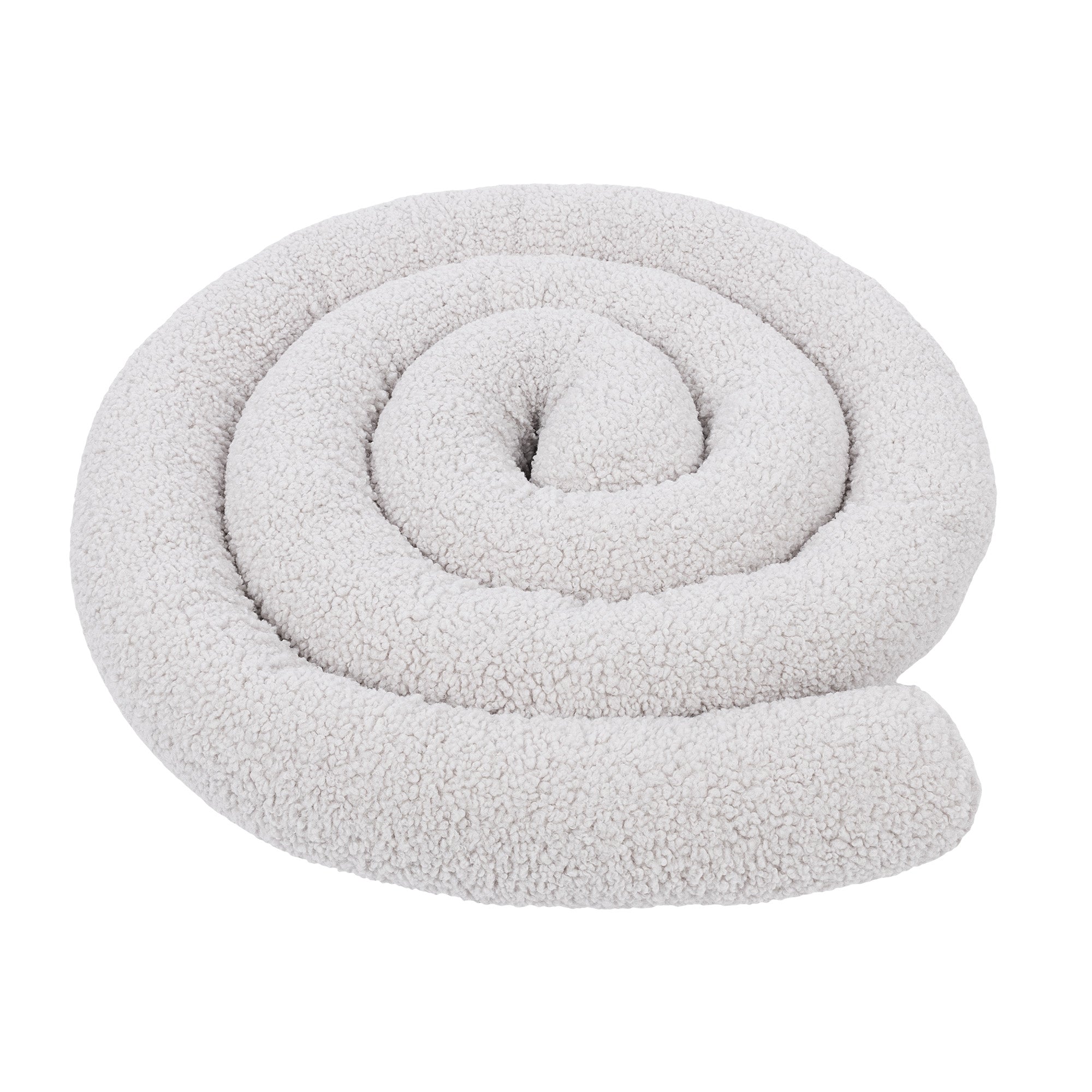 MeowBaby Bettschlange Bearly, 4 m - creme/weiß