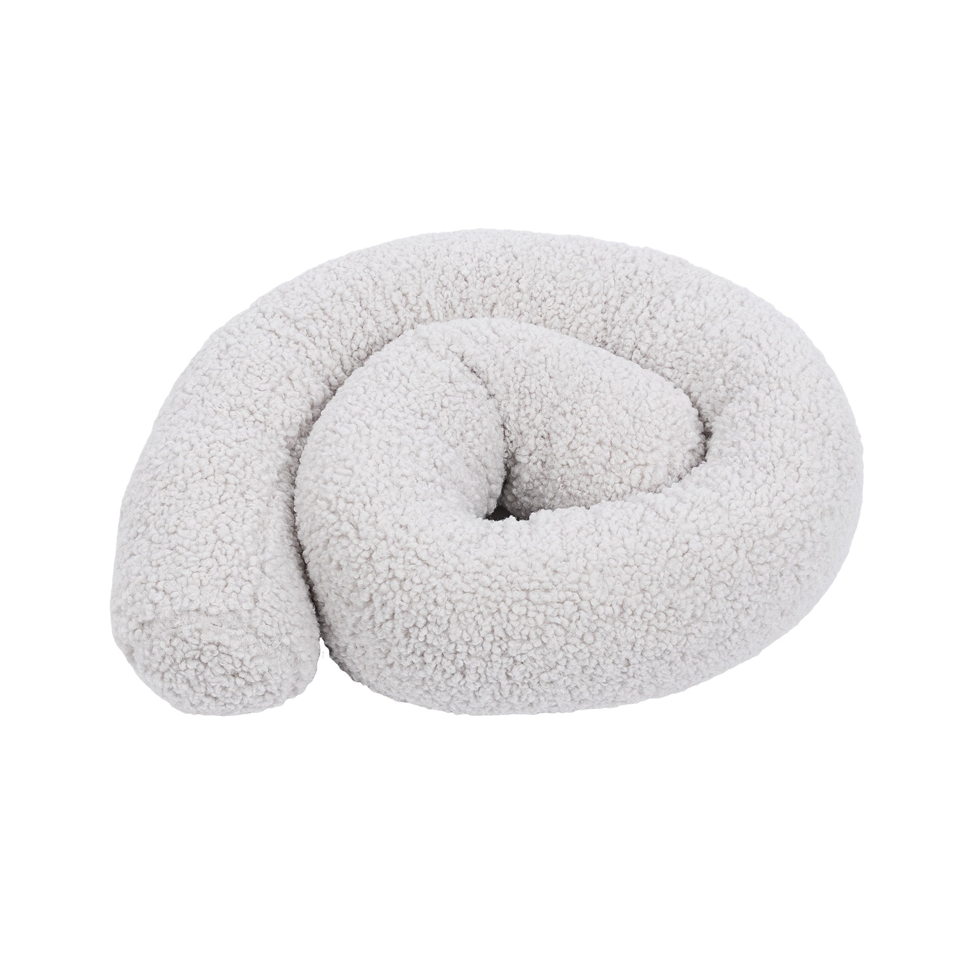 MeowBaby Bettschlange Bearly, 1,5 m - creme/weiß