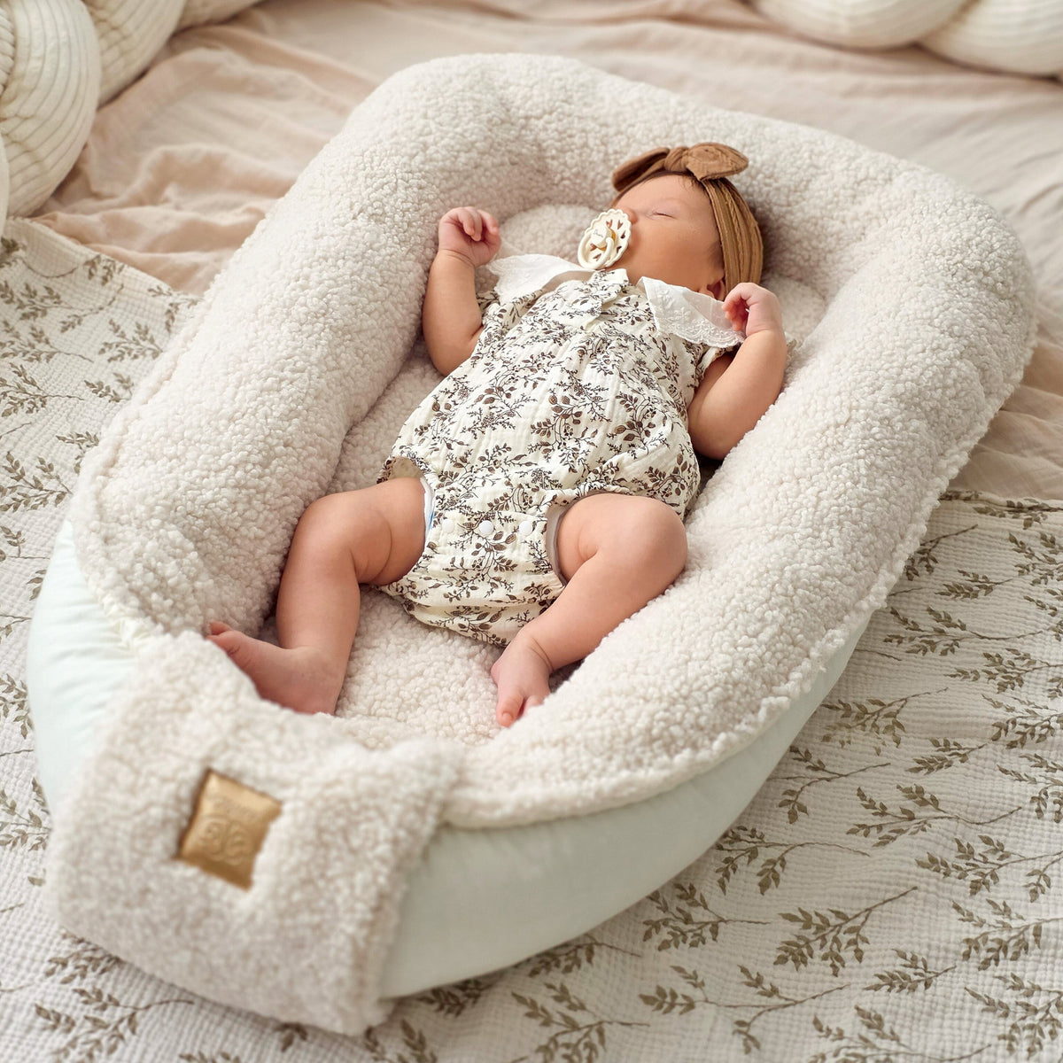 MeowBaby Babynestchen für Neugeborene Bearly