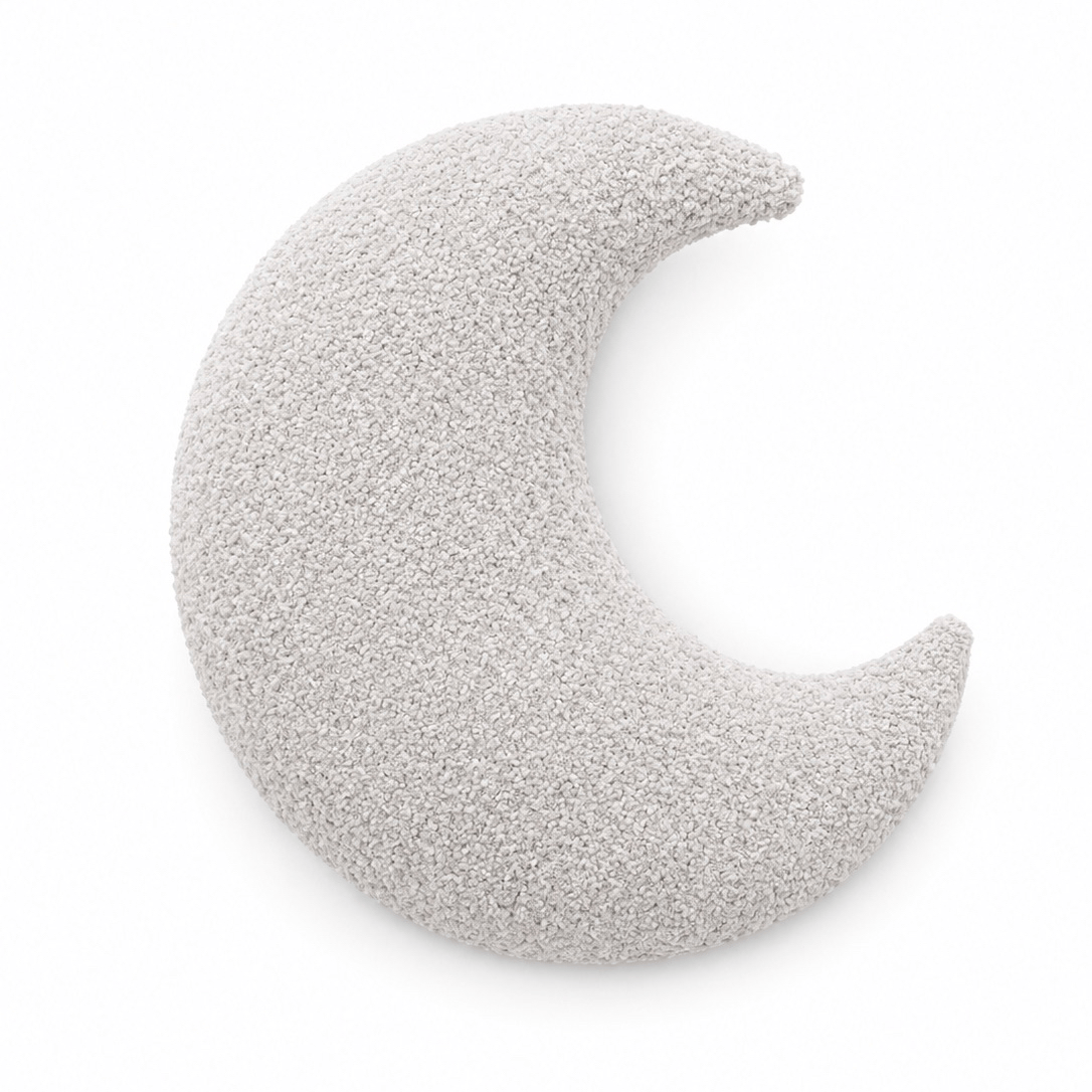 MeowBaby Deko-Kissen Mond - Soft Bouclé Edition