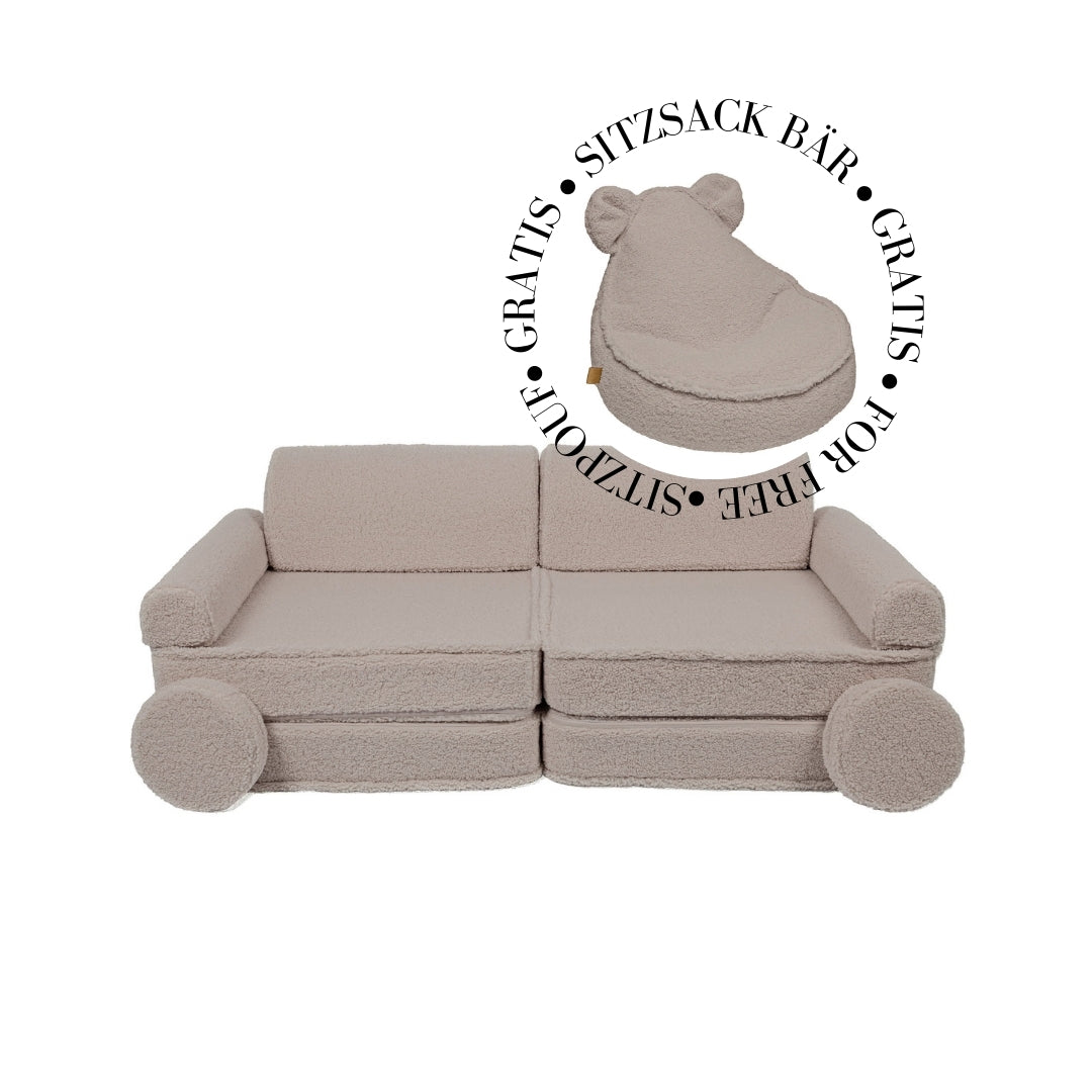 MeowBaby Spielsofa Bearly - taupe