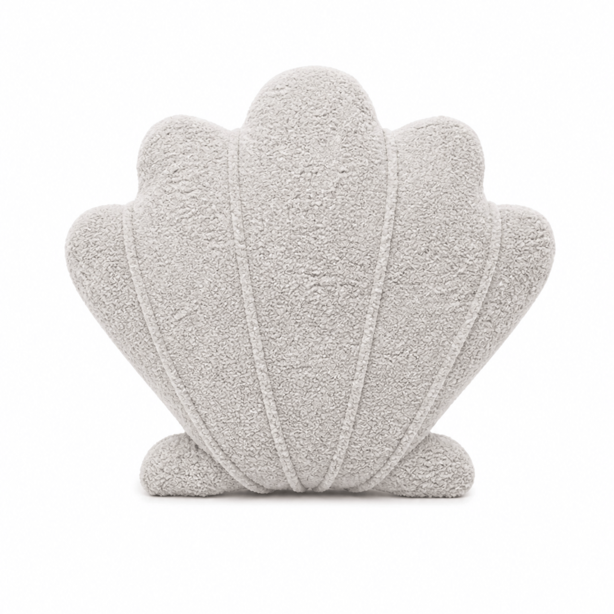 MeowBaby Deko-Kissen Muschel - Soft Bouclé Edition