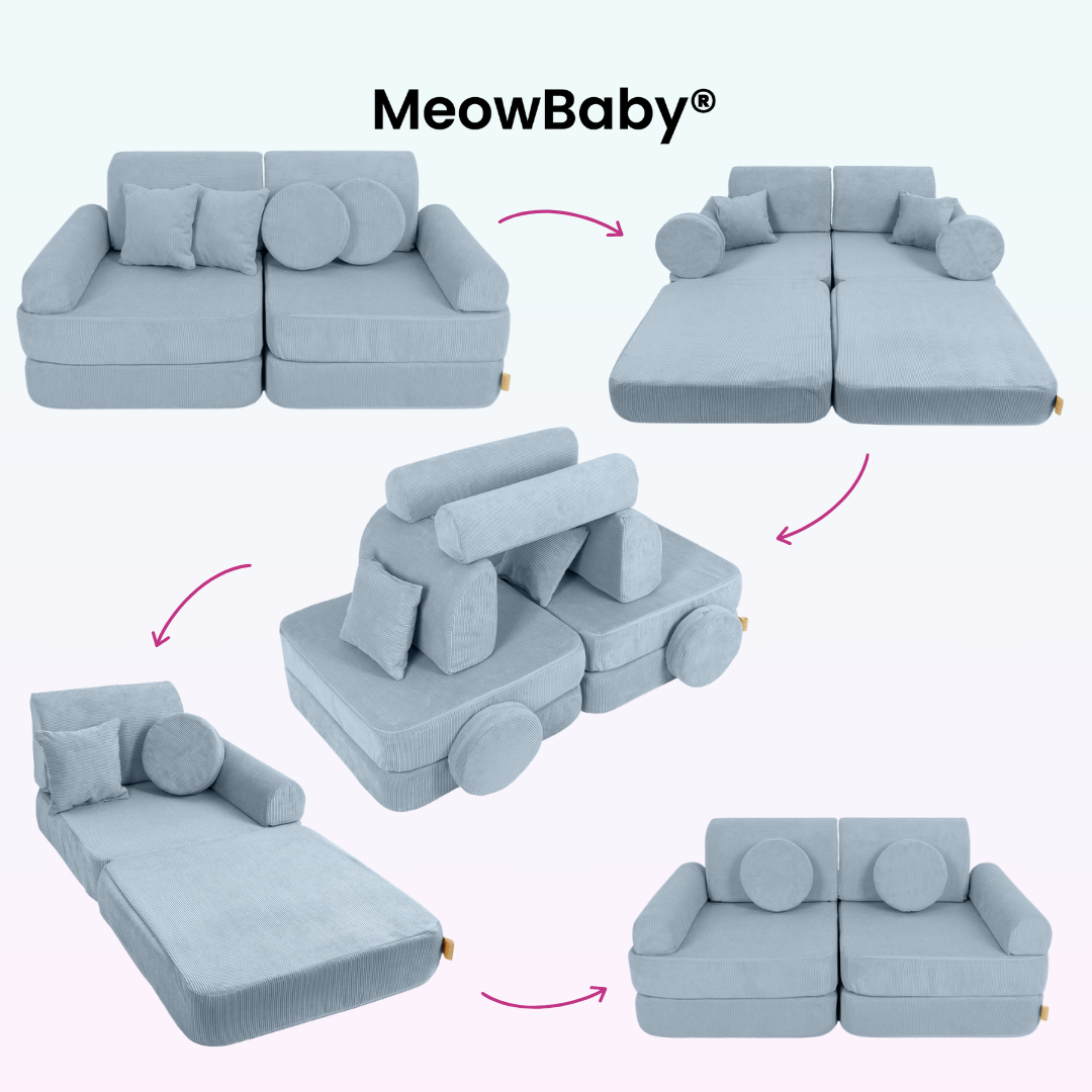 MeowBaby Spielsofa Mini Plus Cord Premium