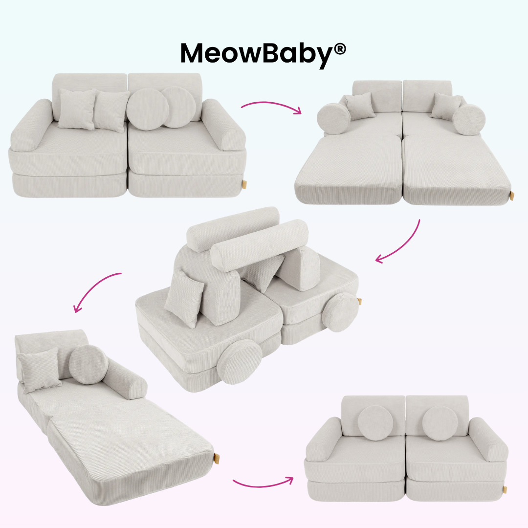 MeowBaby Spielsofa Mini Plus Cord Premium