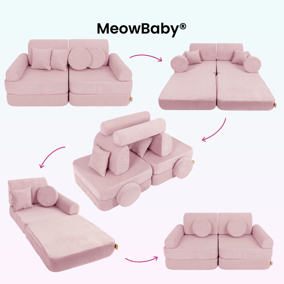 MeowBaby Spielsofa Mini Plus Cord Premium