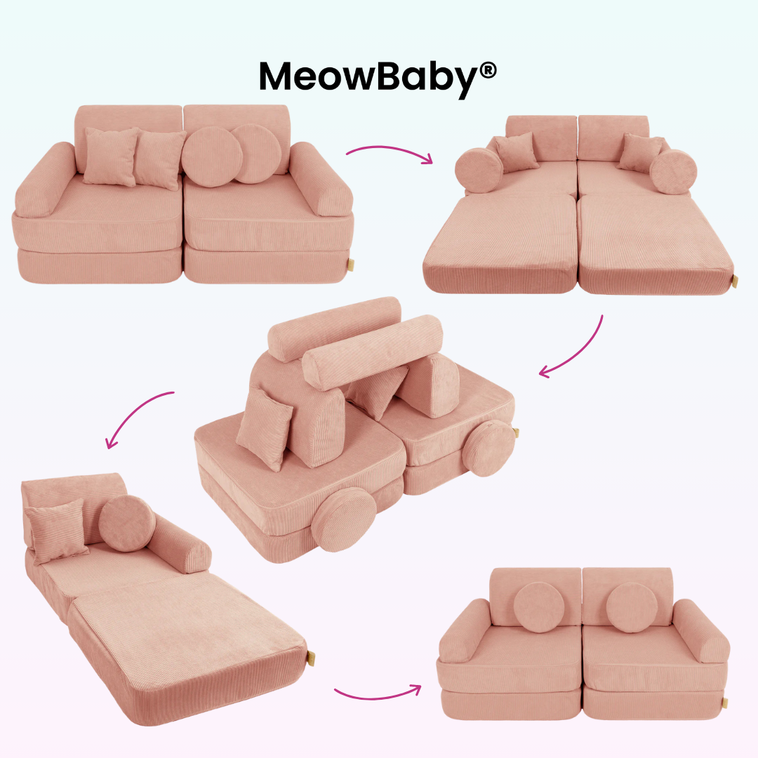 MeowBaby Spielsofa Mini Plus Cord Premium
