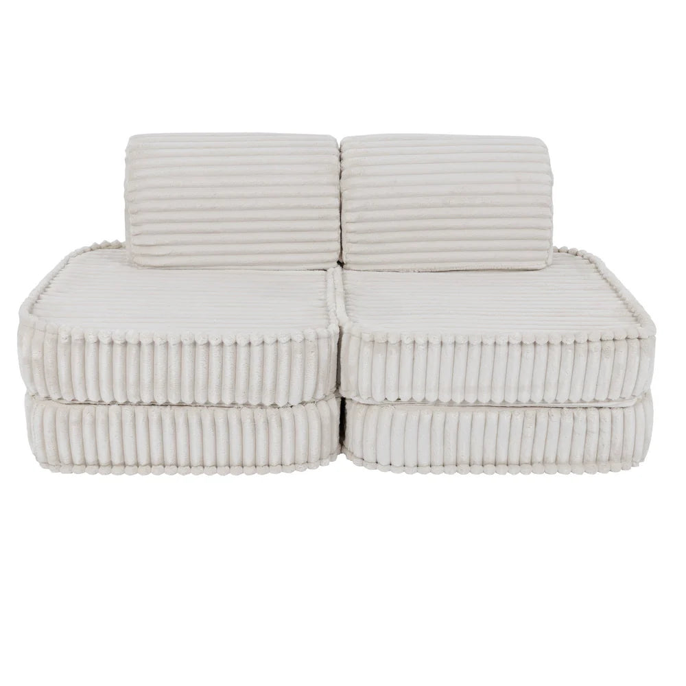 MeowBaby Spielsofa Mini Basic Churros - Cotton Beige