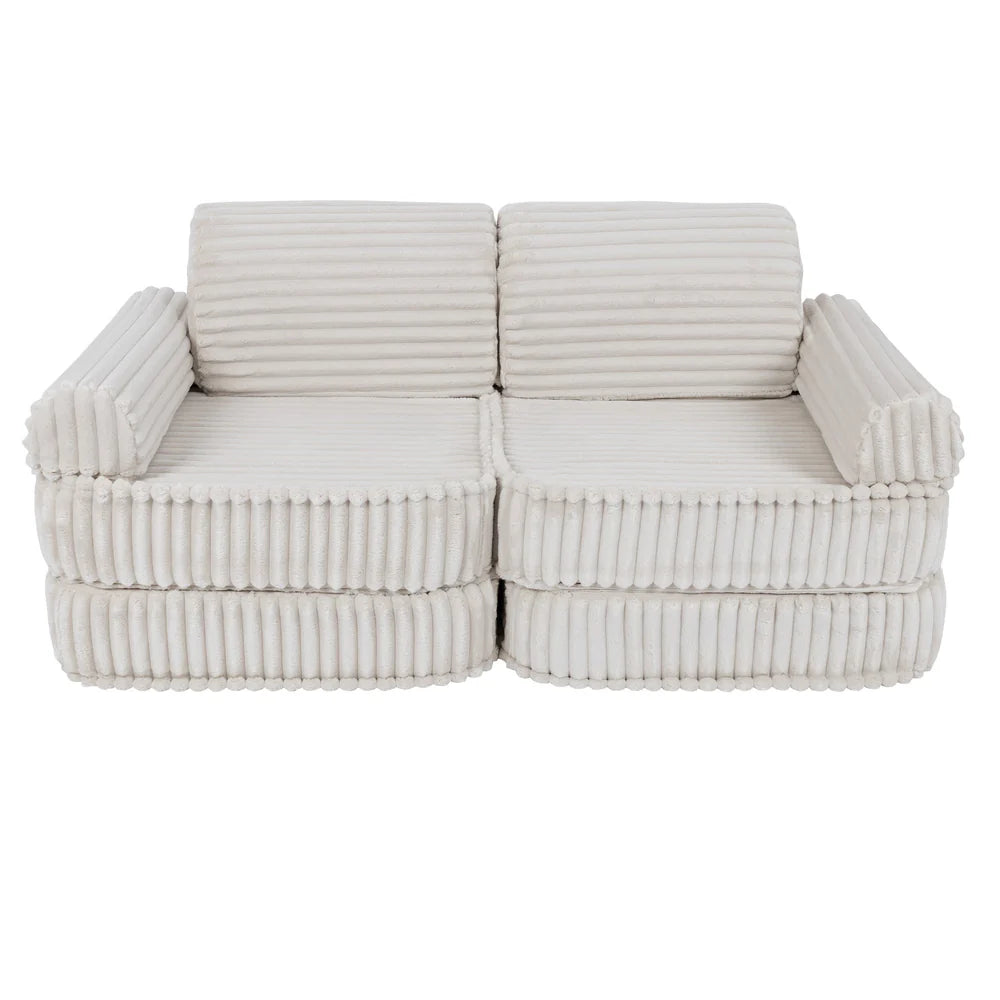 MeowBaby Play Sofa Mini Plus Churros - Cotton Beige