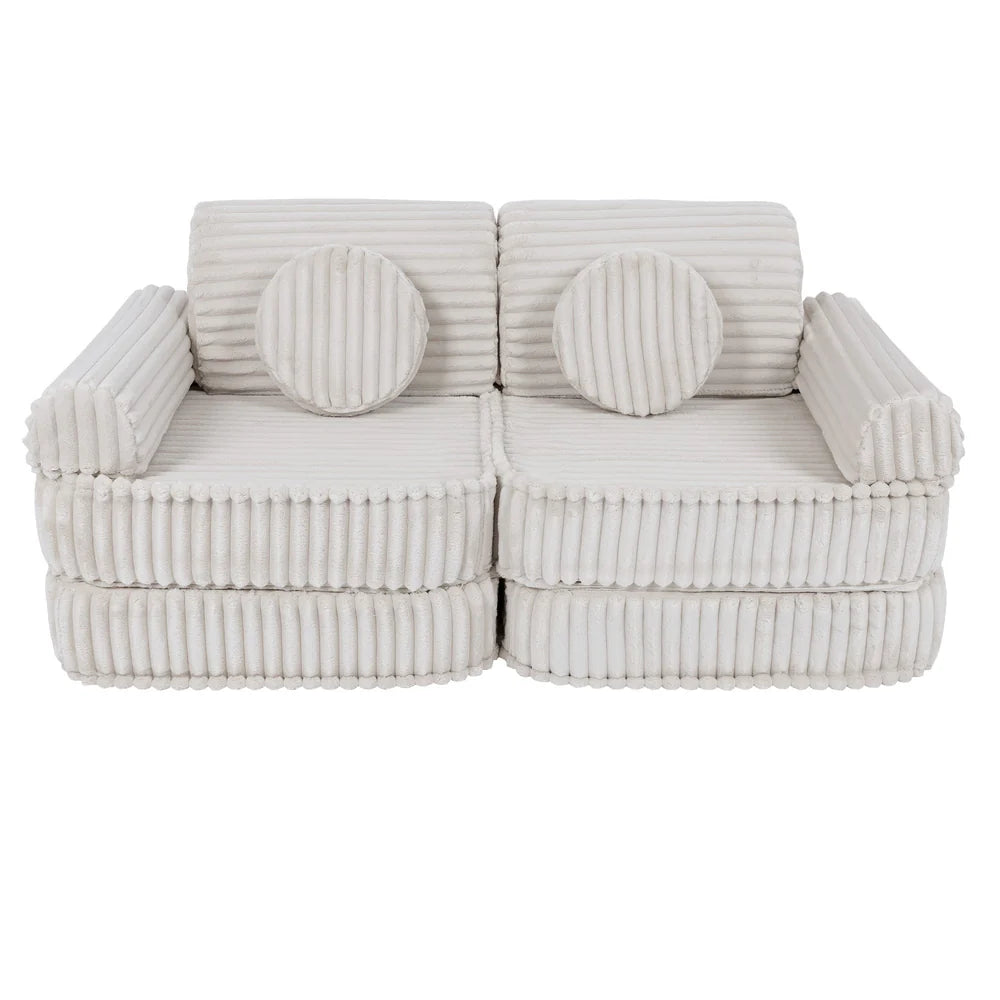 MeowBaby Play Sofa Mini Plus Churros - Cotton Beige