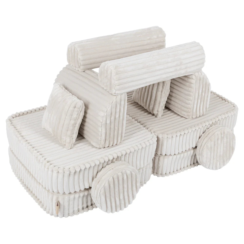 MeowBaby Play Sofa Mini Plus Churros - Cotton Beige