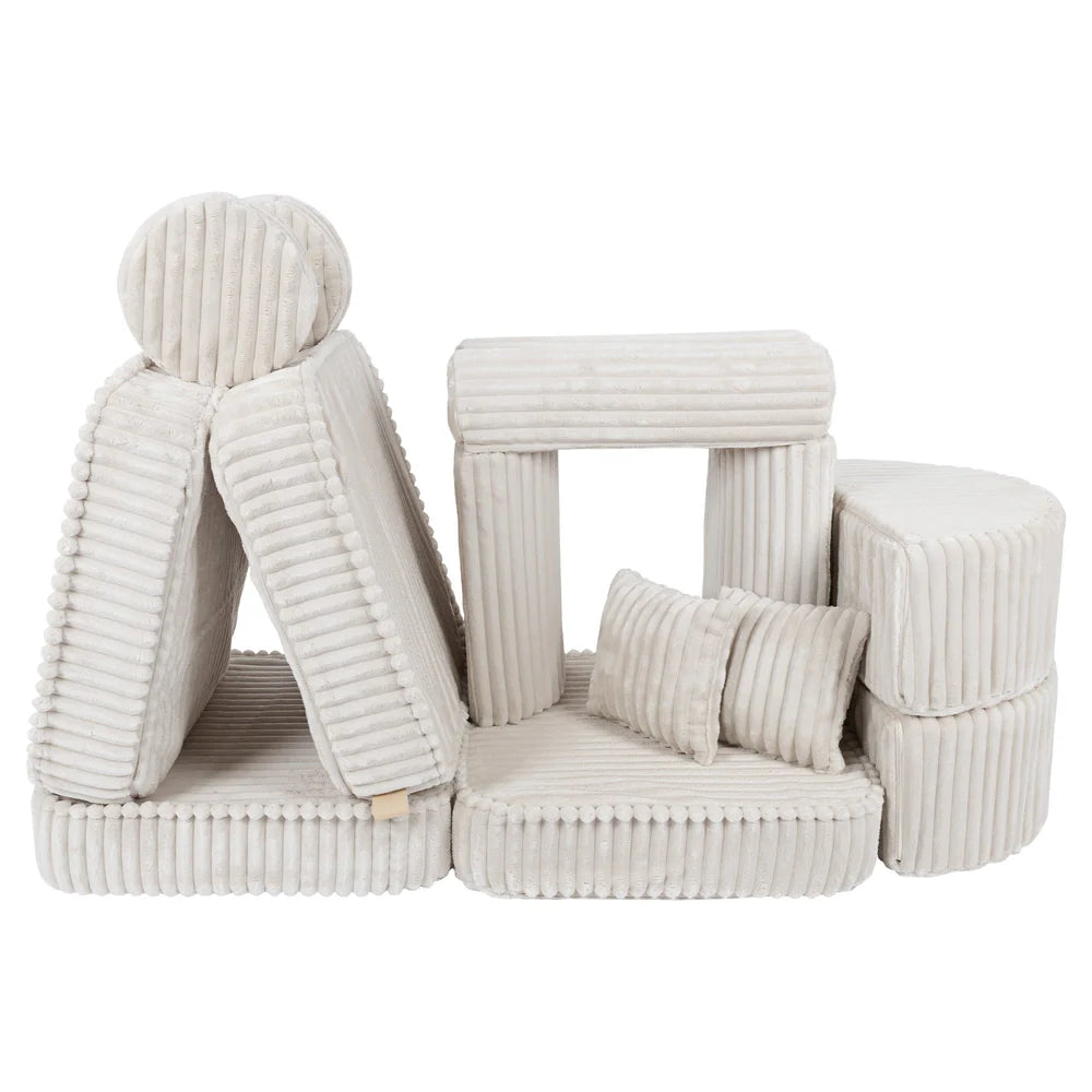 MeowBaby Play Sofa Mini Max Churros - Cotton Beige
