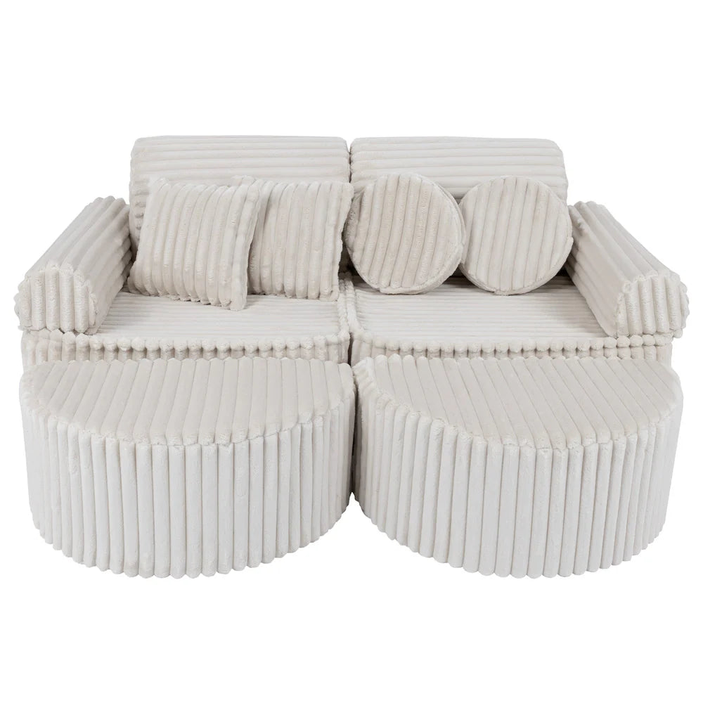 MeowBaby Spielsofa Mini Max Churros - Cotton Beige