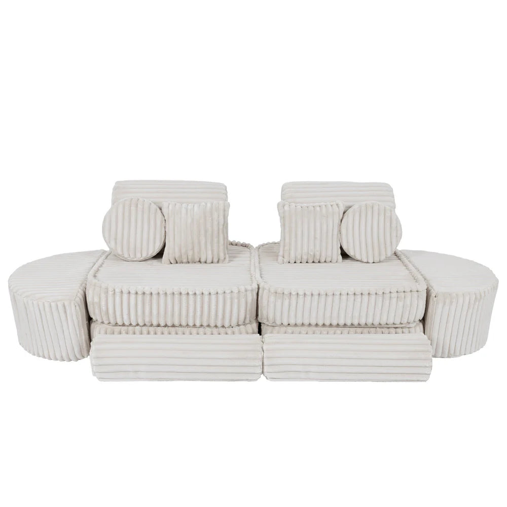 MeowBaby Play Sofa Mini Max Churros - Cotton Beige
