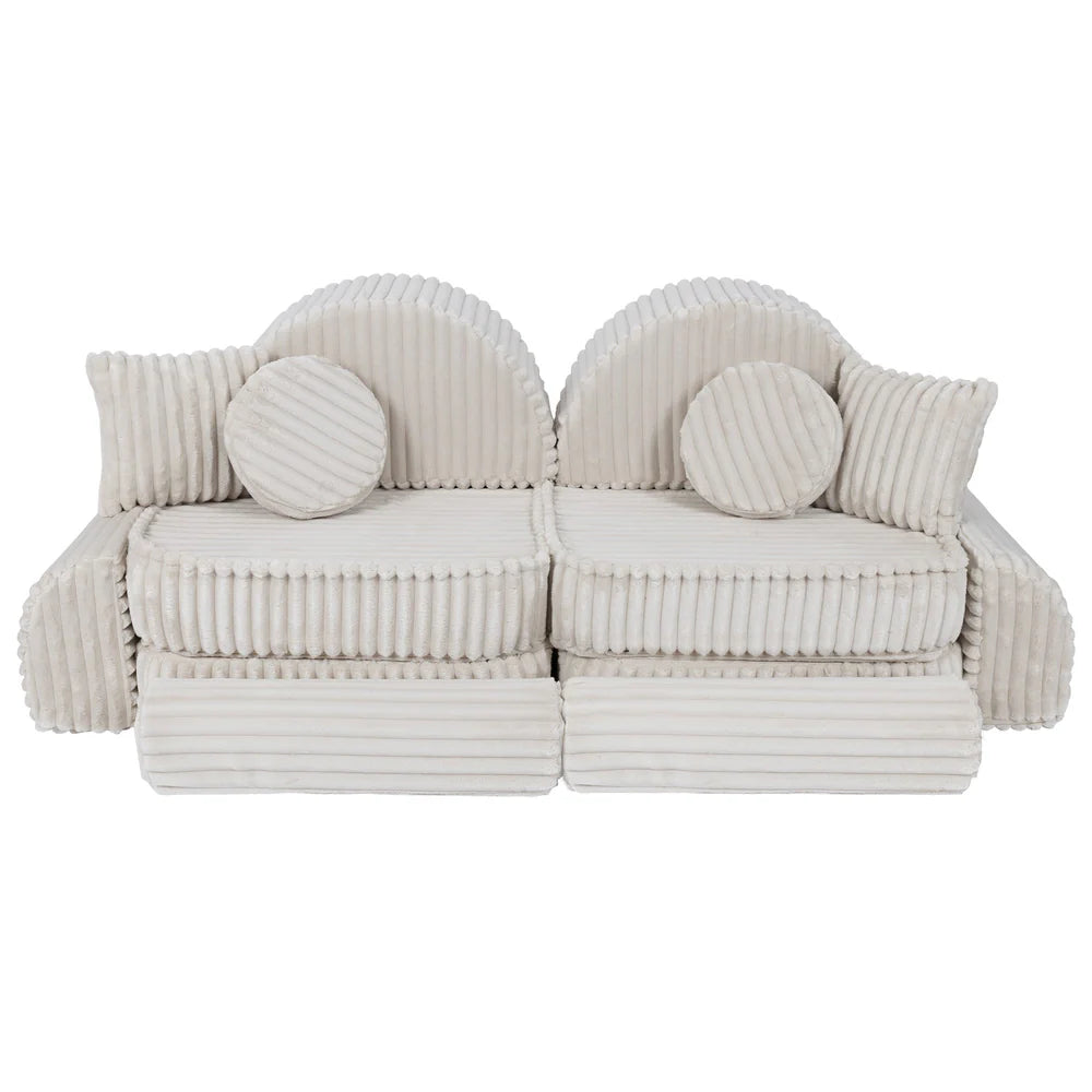 MeowBaby Play Sofa Mini Max Churros - Cotton Beige