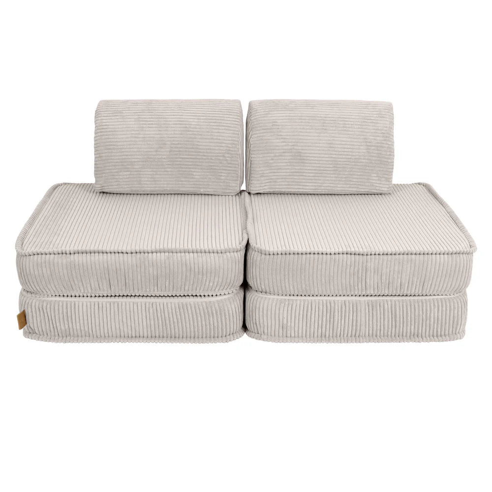 MeowBaby Spielsofa Mini Plus Ästhetik Cord - ecru/beige