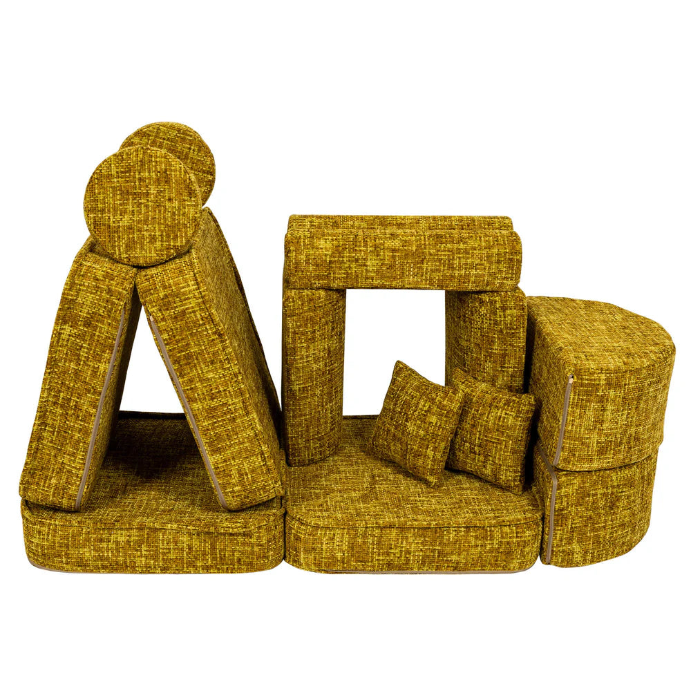 MeowBaby Spielsofa Mini Max Tangle - Honey Mustard