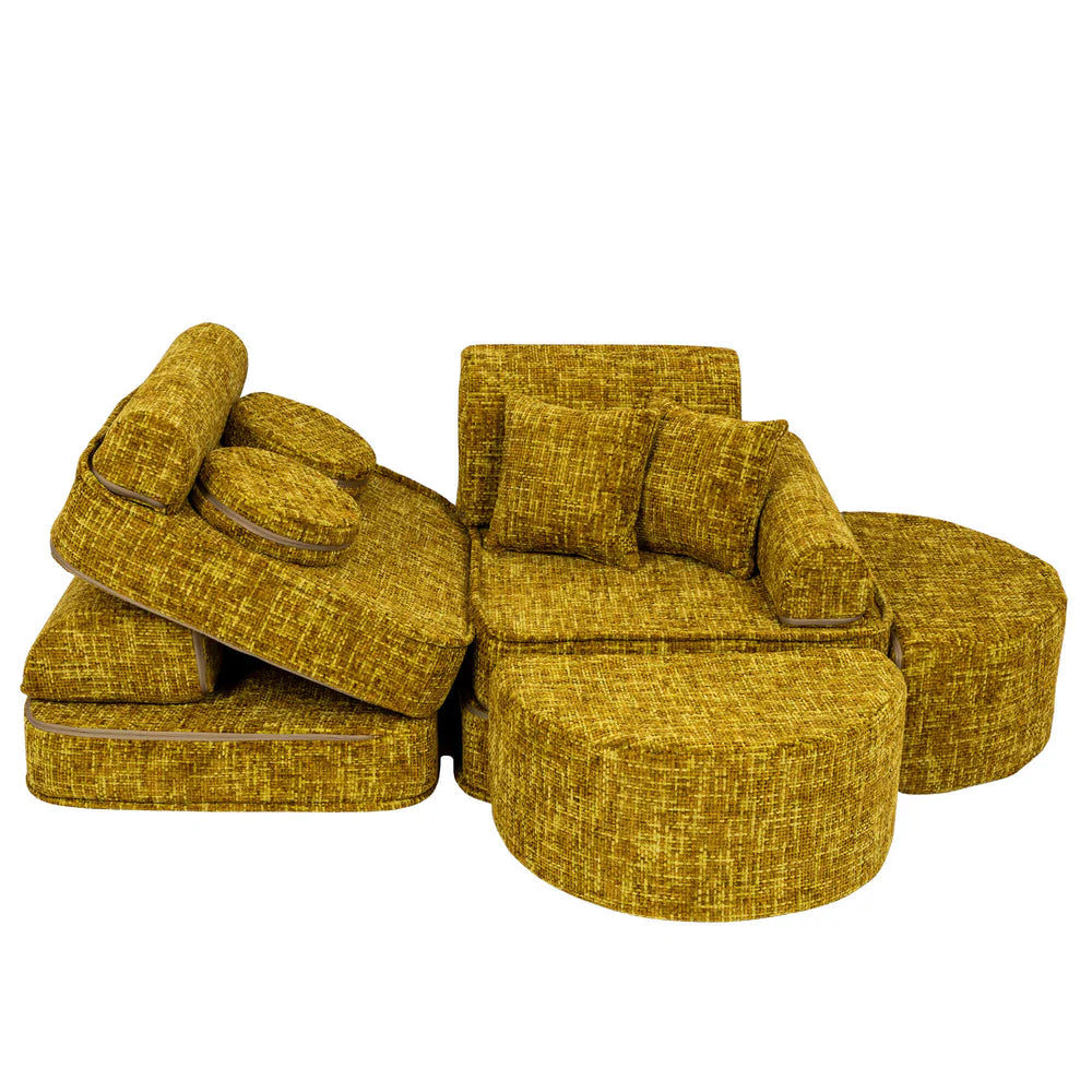 MeowBaby Spielsofa Mini Max Tangle - Honey Mustard