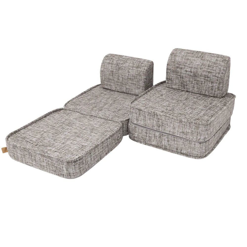 MeowBaby Spielsofa Mini Basic Tangle - Moon Grey
