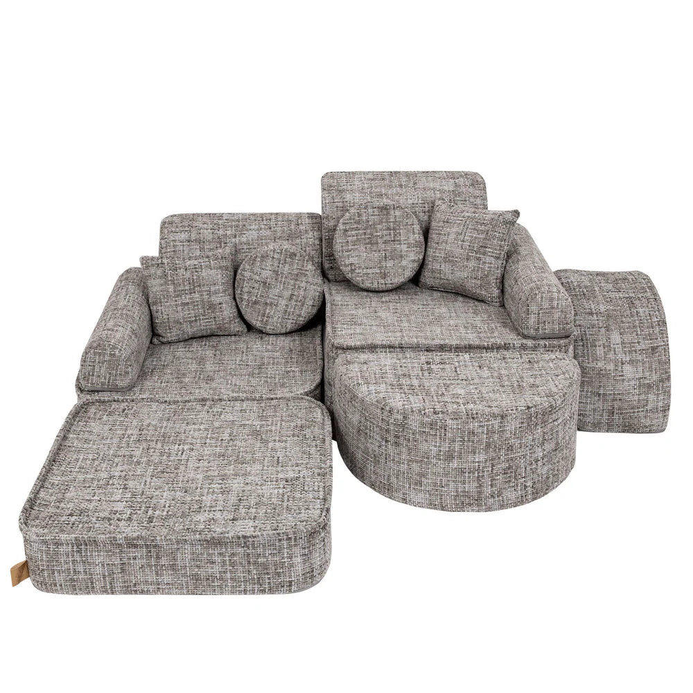 MeowBaby Play Sofa Mini Max Tangle - Moon Grey
