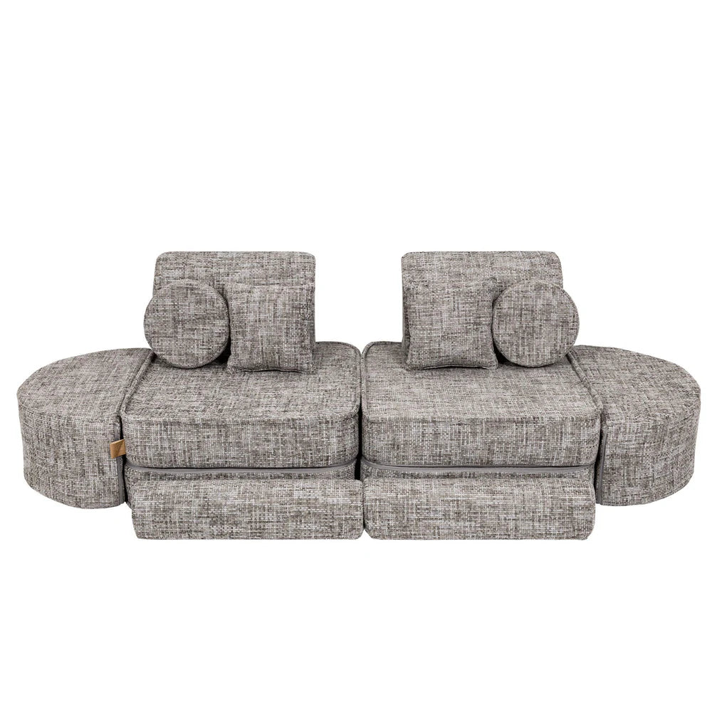 MeowBaby Play Sofa Mini Max Tangle - Moon Grey