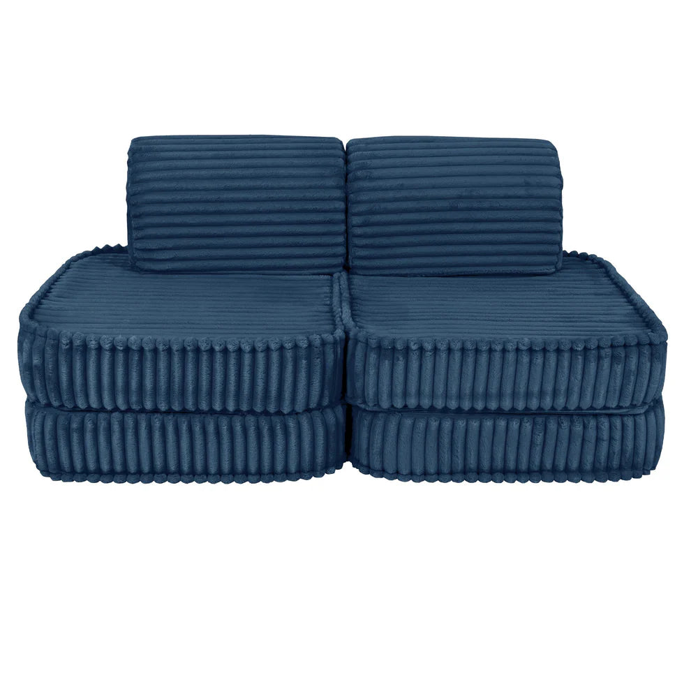 MeowBaby Spielsofa Mini Basic Churros - Midnight Blue