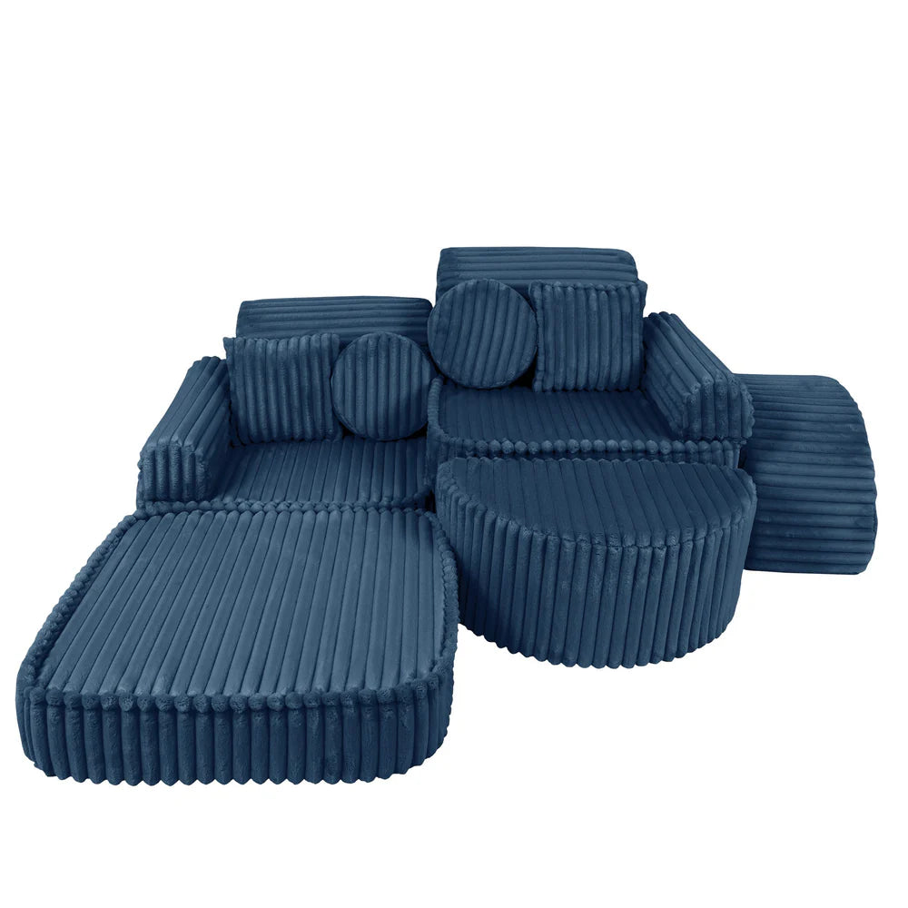 MeowBaby Spielsofa Mini Max Churros - Midnight Blue