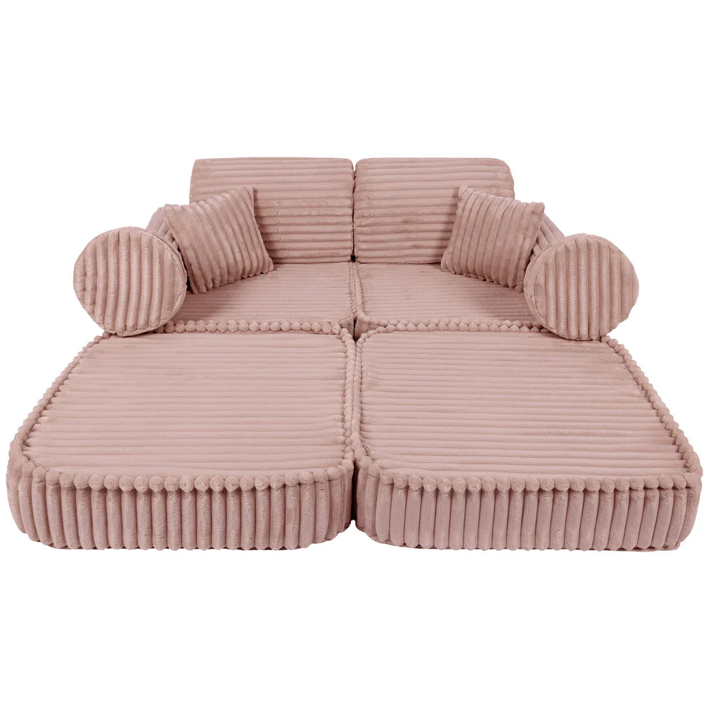 MeowBaby Spielsofa Mini Plus Churros - Ruby Chocolate Pink