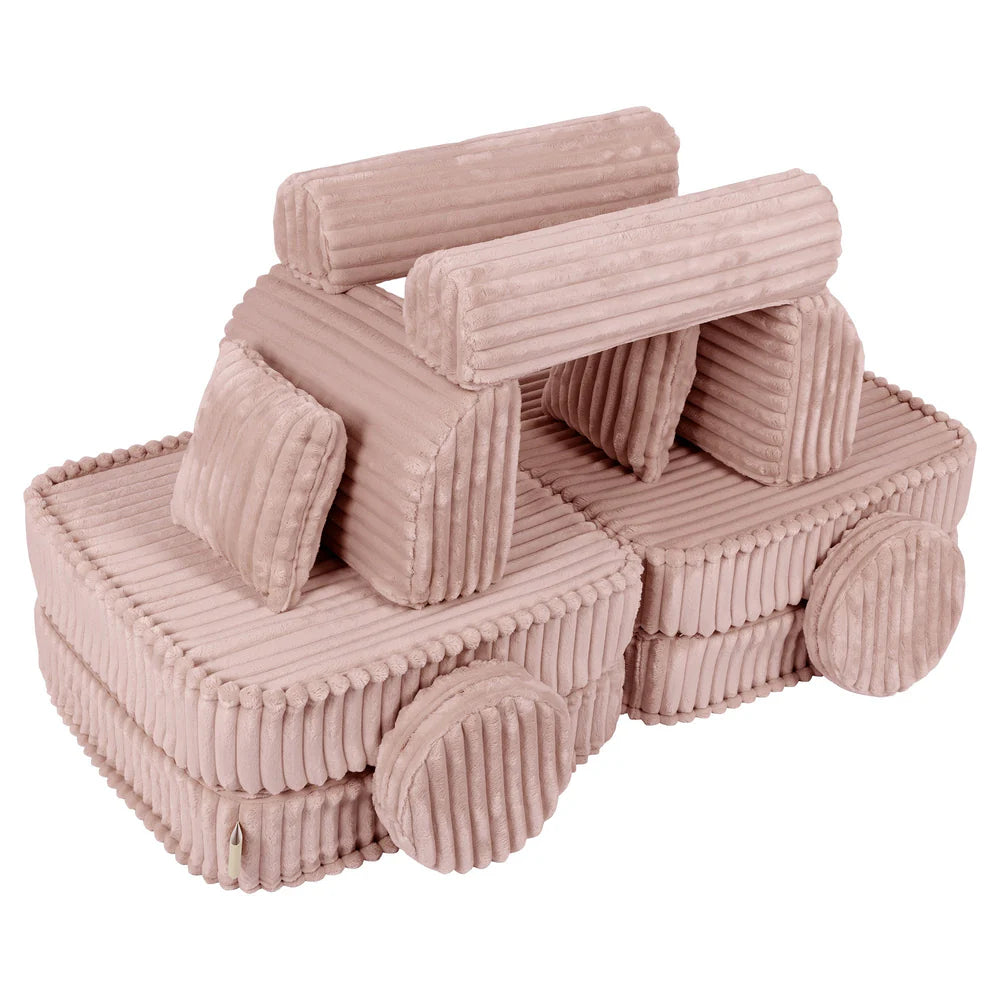 MeowBaby Spielsofa Mini Plus Churros - Ruby Chocolate Pink