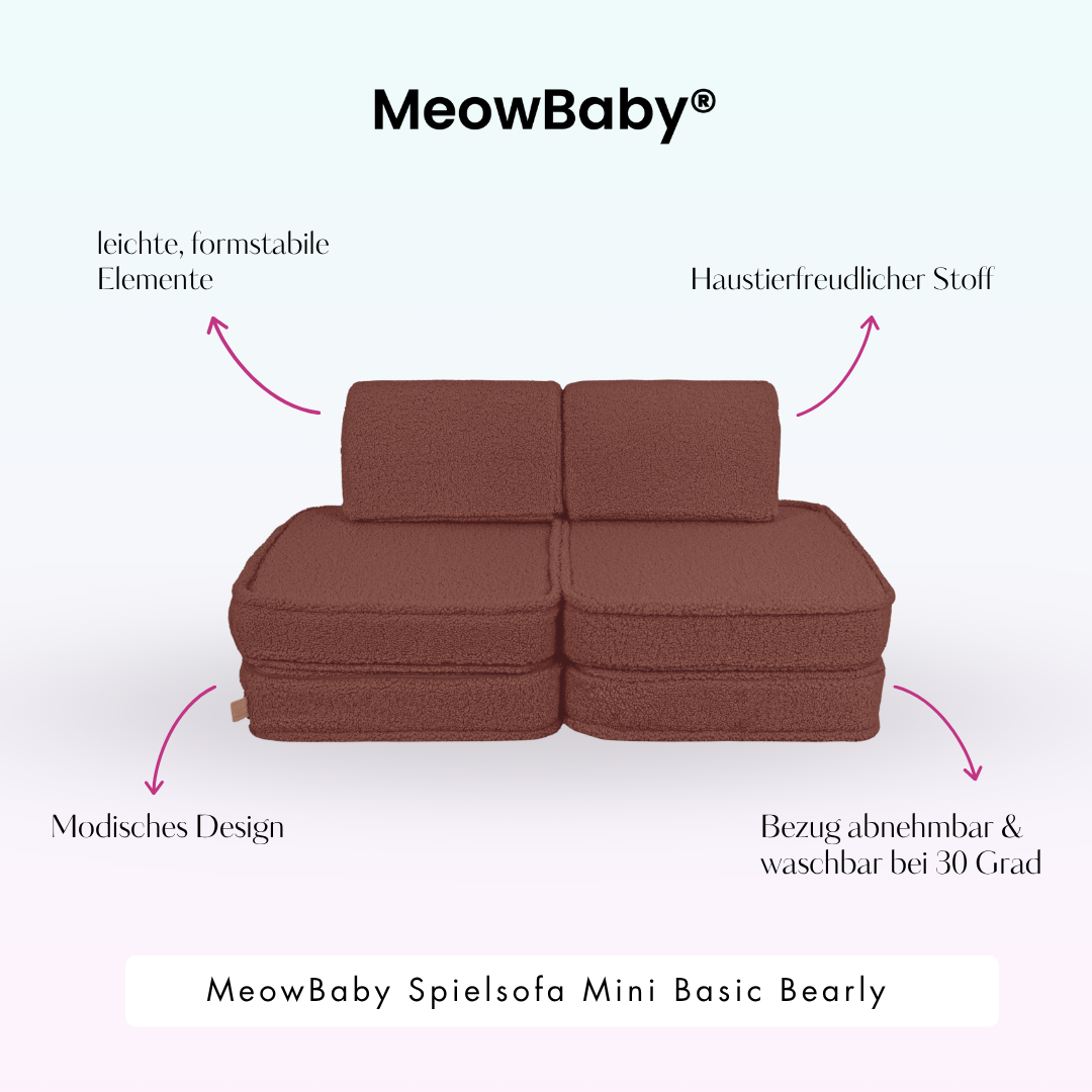 MeowBaby Spielsofa Mini Basic Bearly