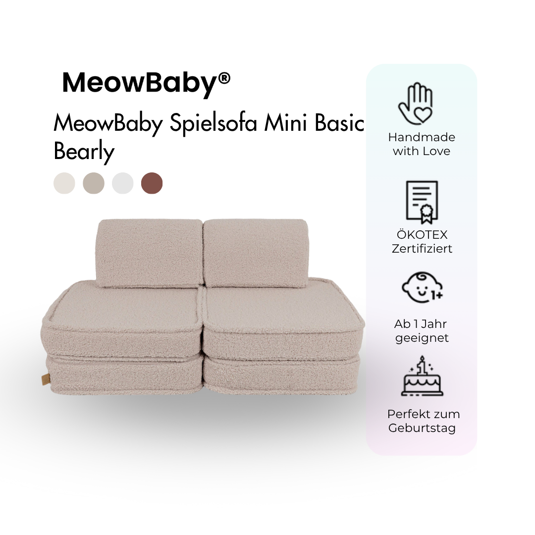 MeowBaby Spielsofa Mini Basic Bearly