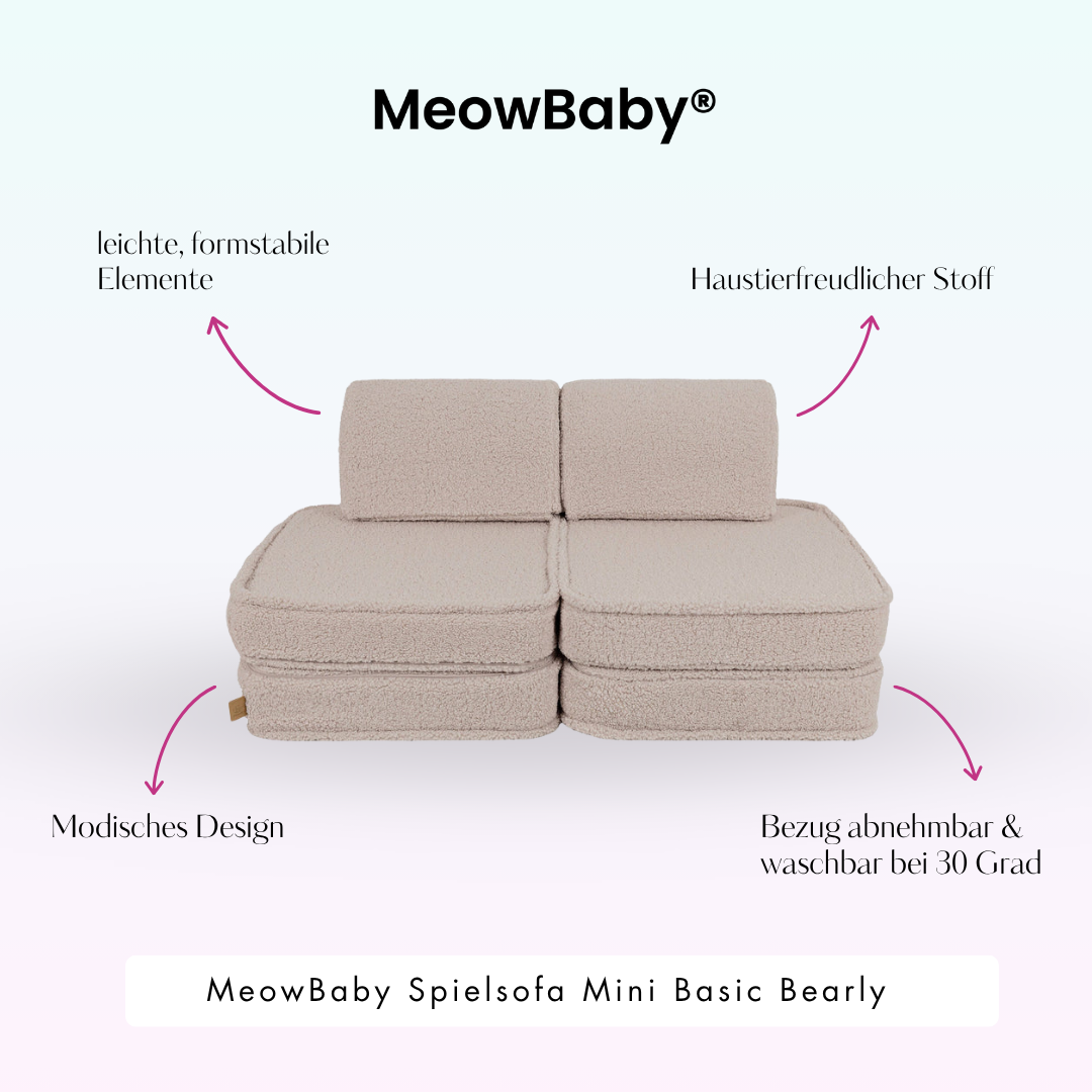 MeowBaby Spielsofa Mini Basic Bearly