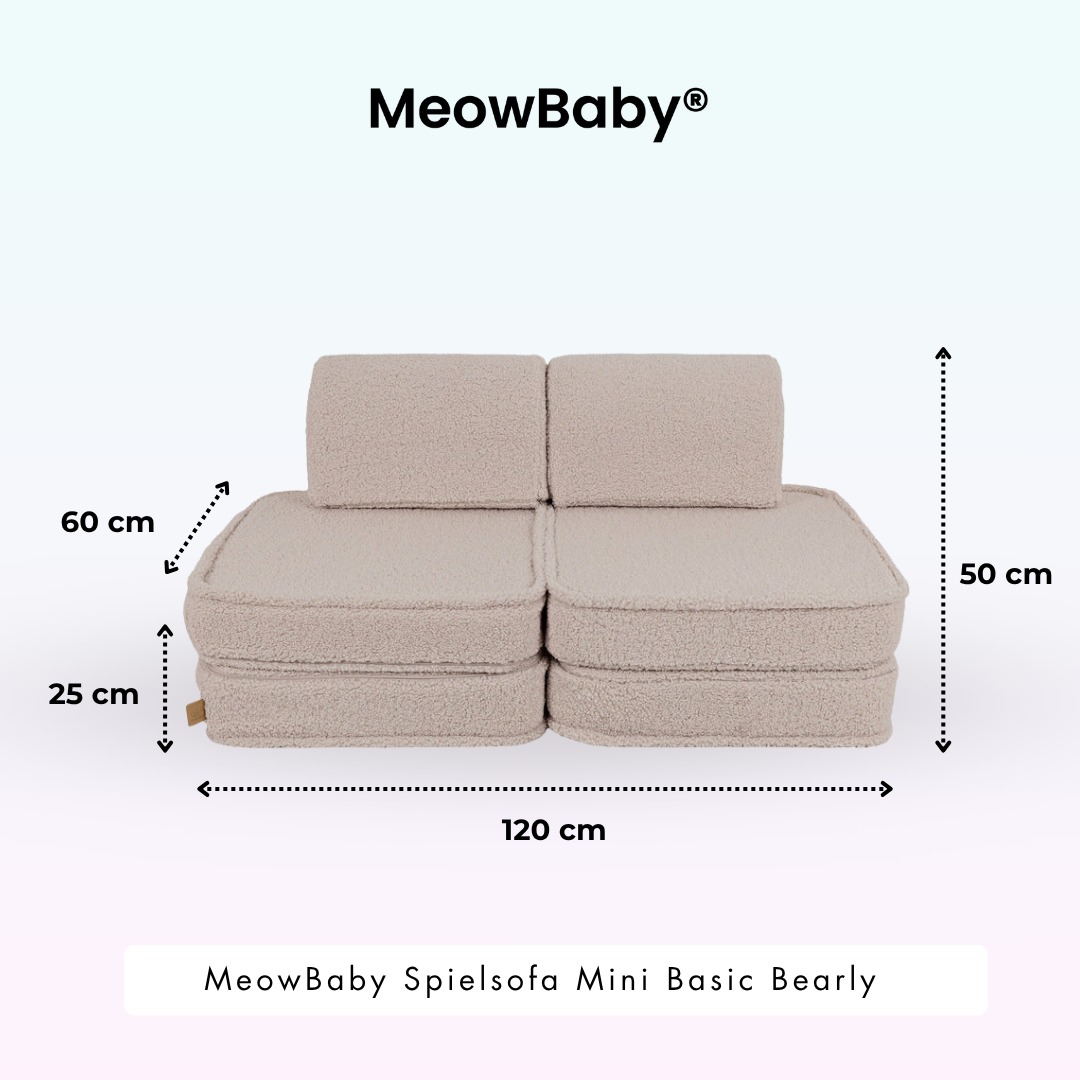 MeowBaby Spielsofa Mini Basic Bearly