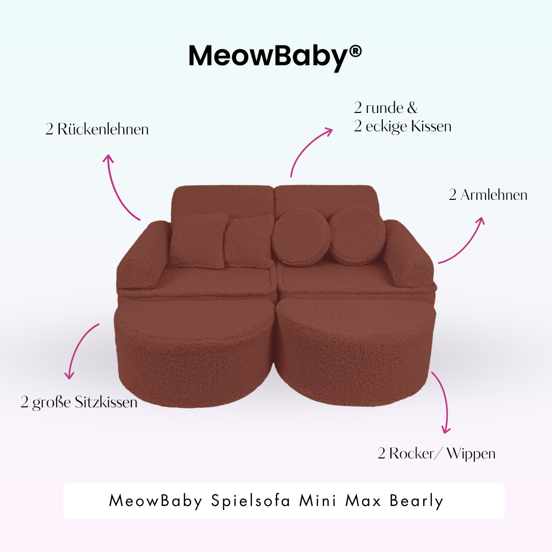 MeowBaby Spielsofa Mini Max Bearly