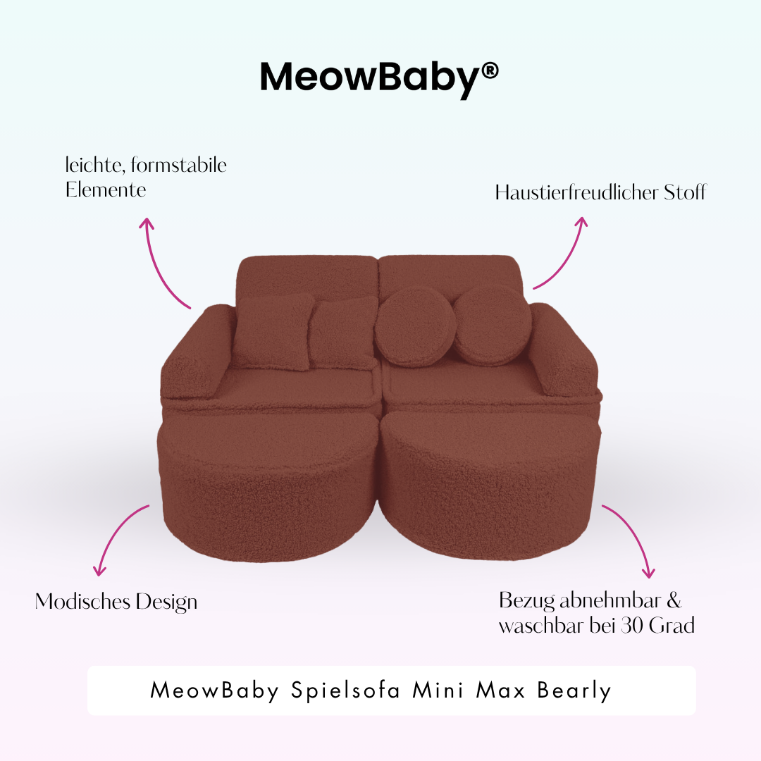 MeowBaby Spielsofa Mini Max Bearly
