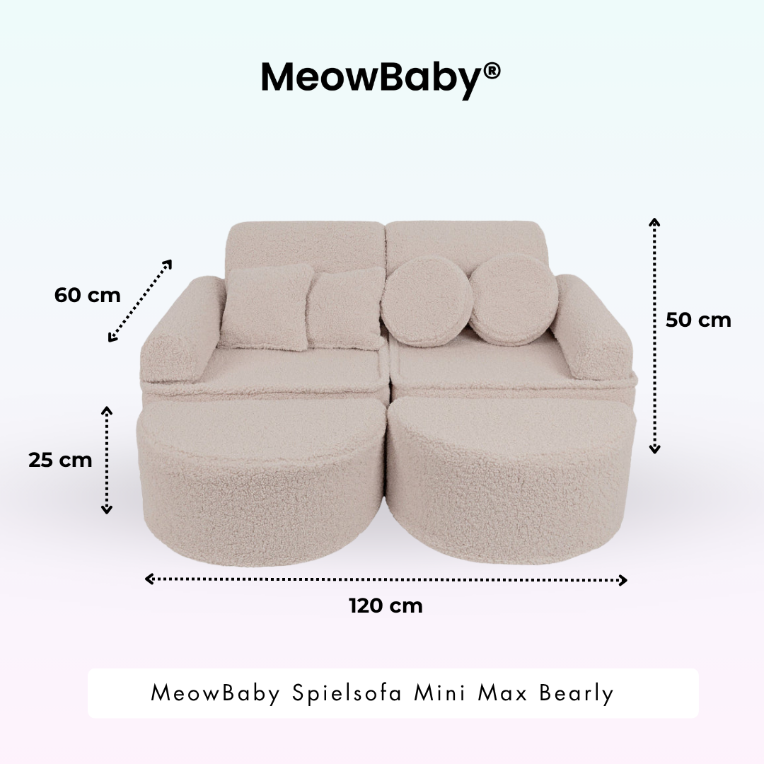 MeowBaby Spielsofa Mini Max Bearly