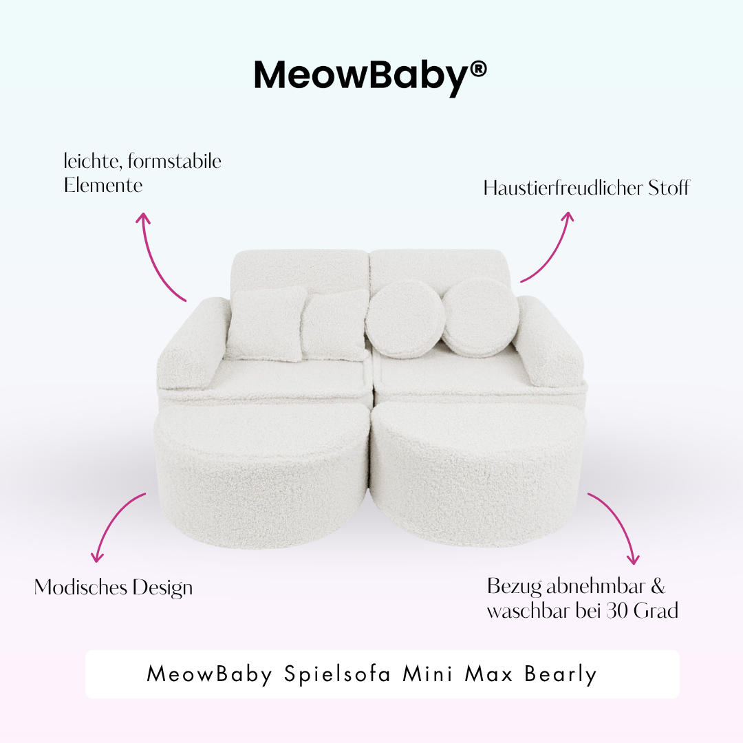 MeowBaby Spielsofa Mini Max Bearly