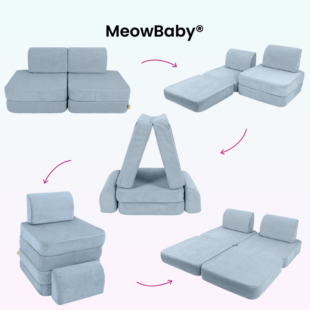 MeowBaby Spielsofa Mini Basic Cord Premium