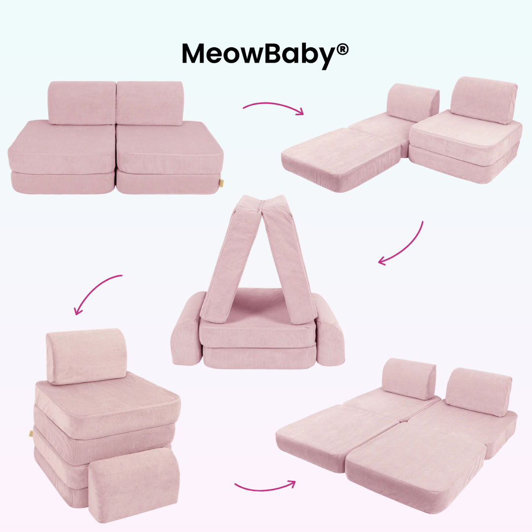 MeowBaby Spielsofa Mini Basic Cord Premium