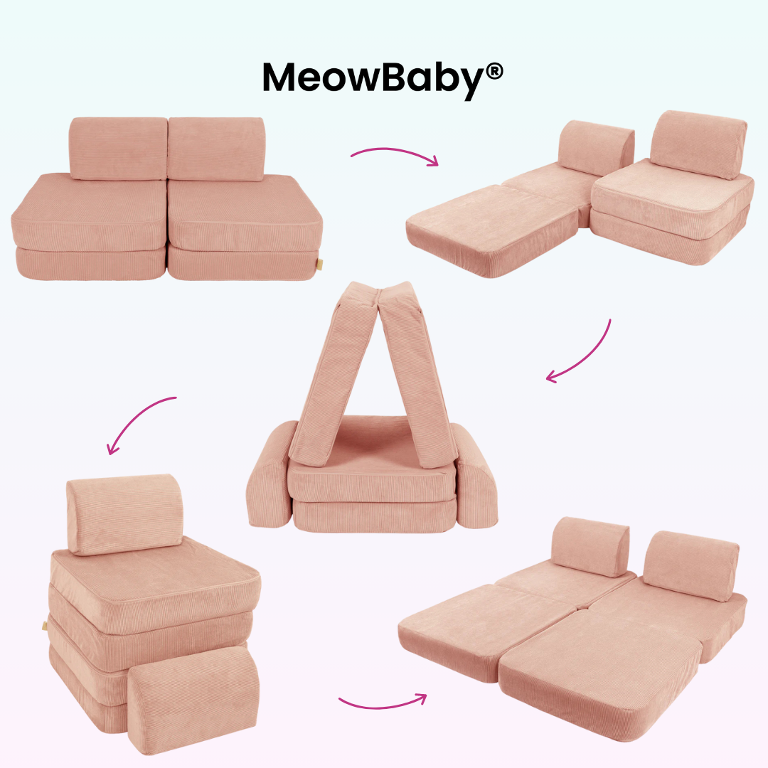 MeowBaby Spielsofa Mini Basic Cord Premium