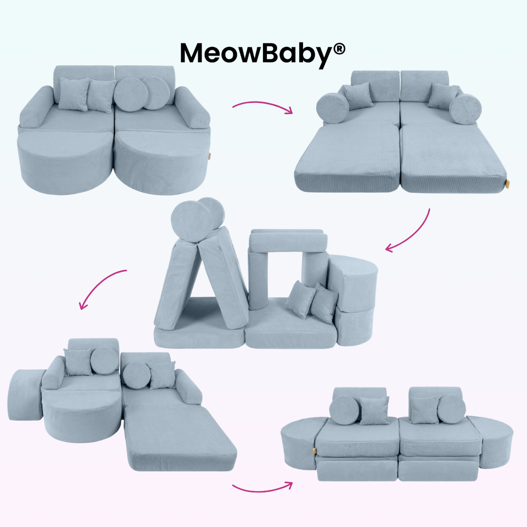 MeowBaby Spielsofa Mini Max Cord Premium