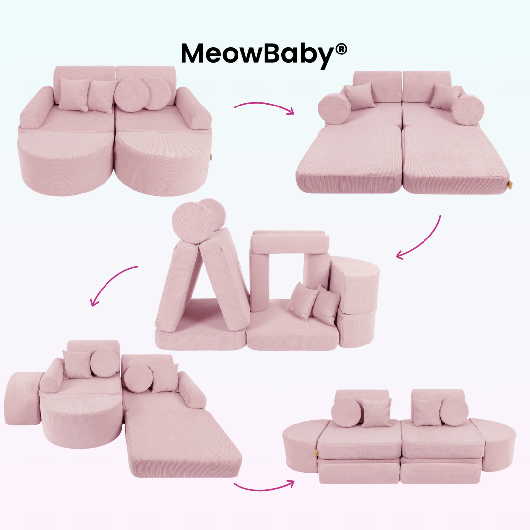 MeowBaby Spielsofa Mini Max Cord Premium