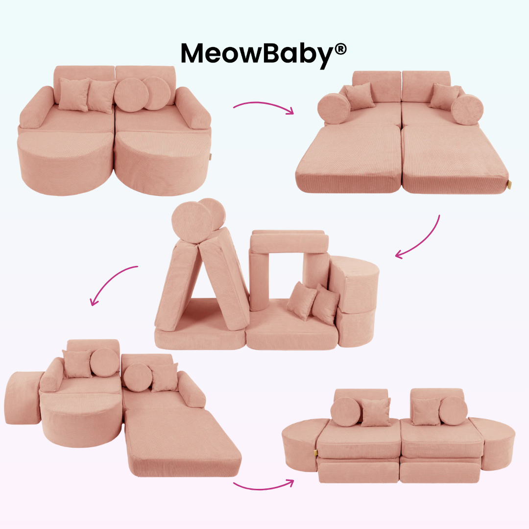 MeowBaby Spielsofa Mini Max Cord Premium