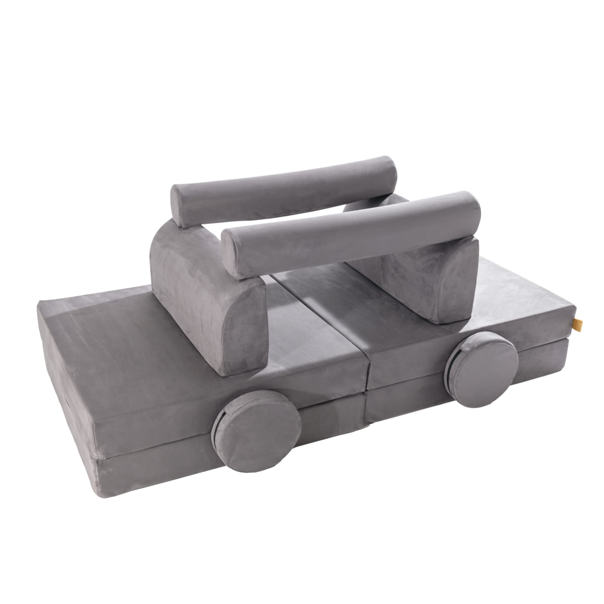 MeowBaby Spielsofa Velvet Premium – grau